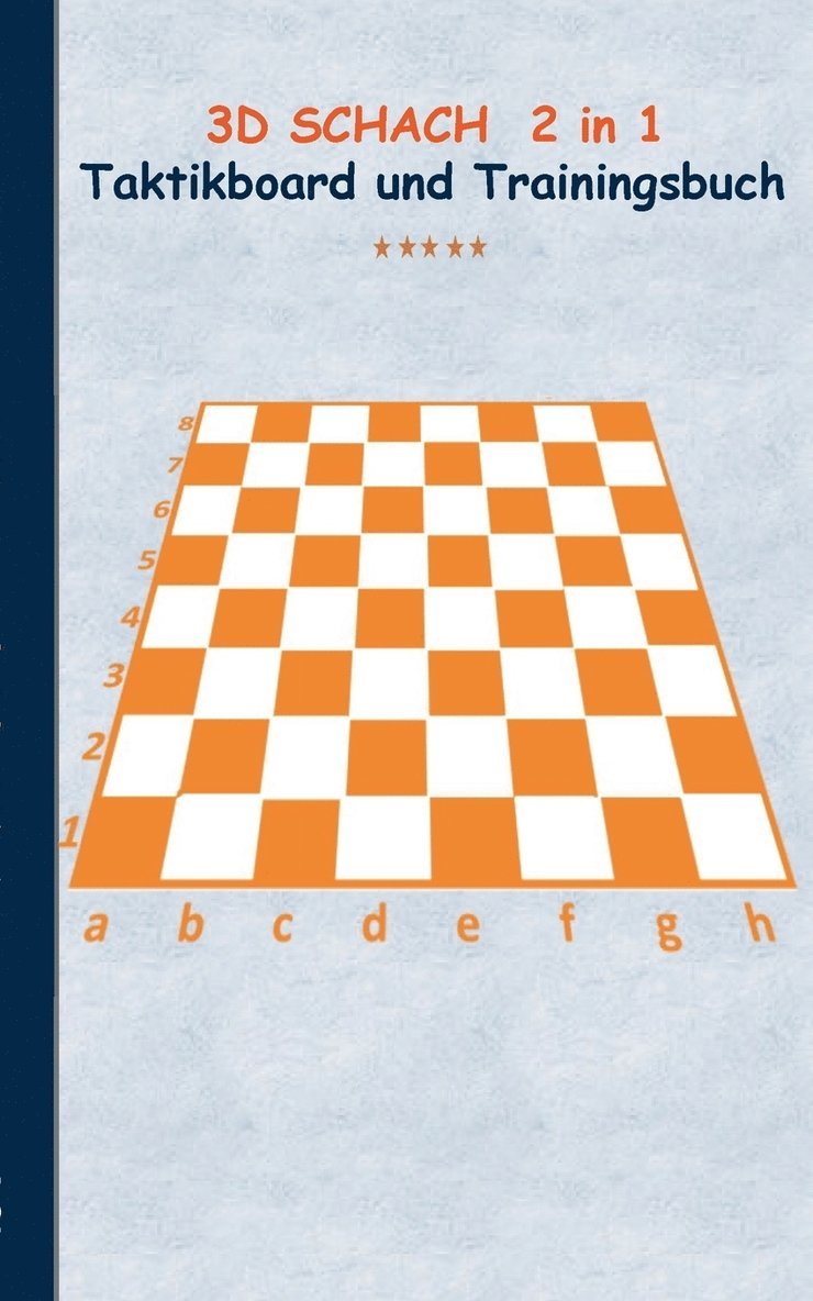 3D Schach 2 in 1 Taktikboard und Trainingsbuch 1