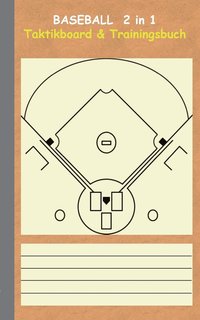 bokomslag Baseball 2 in 1 Taktikboard und Trainingsbuch