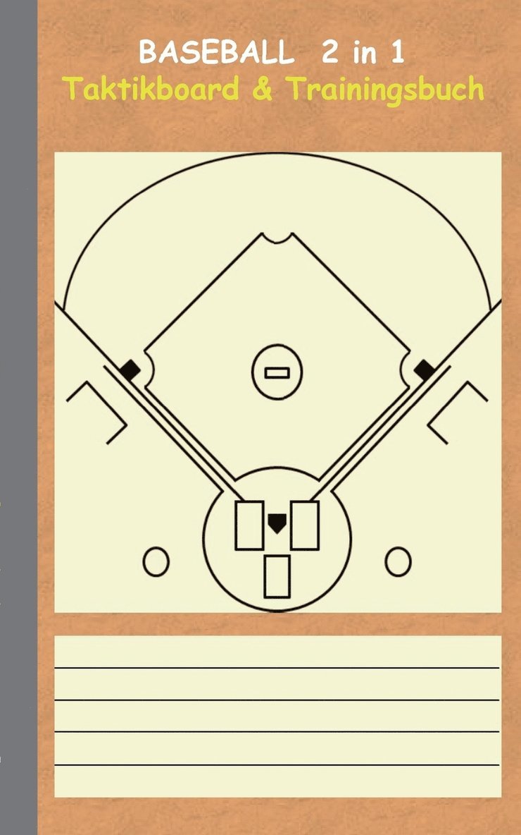 Baseball 2 in 1 Taktikboard und Trainingsbuch 1