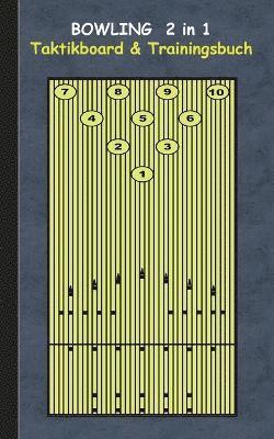 Bowling 2 in 1 Taktikboard und Trainingsbuch 1