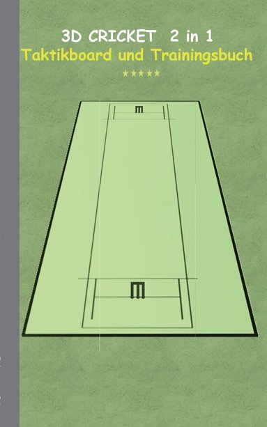 bokomslag 3D Cricket 2 in 1 Taktikboard und Trainingsbuch