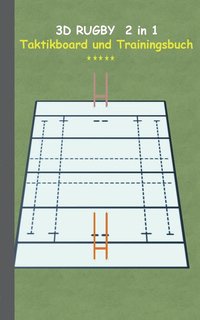 bokomslag 3D Rugby 2 in 1 Taktikboard und Trainingsbuch