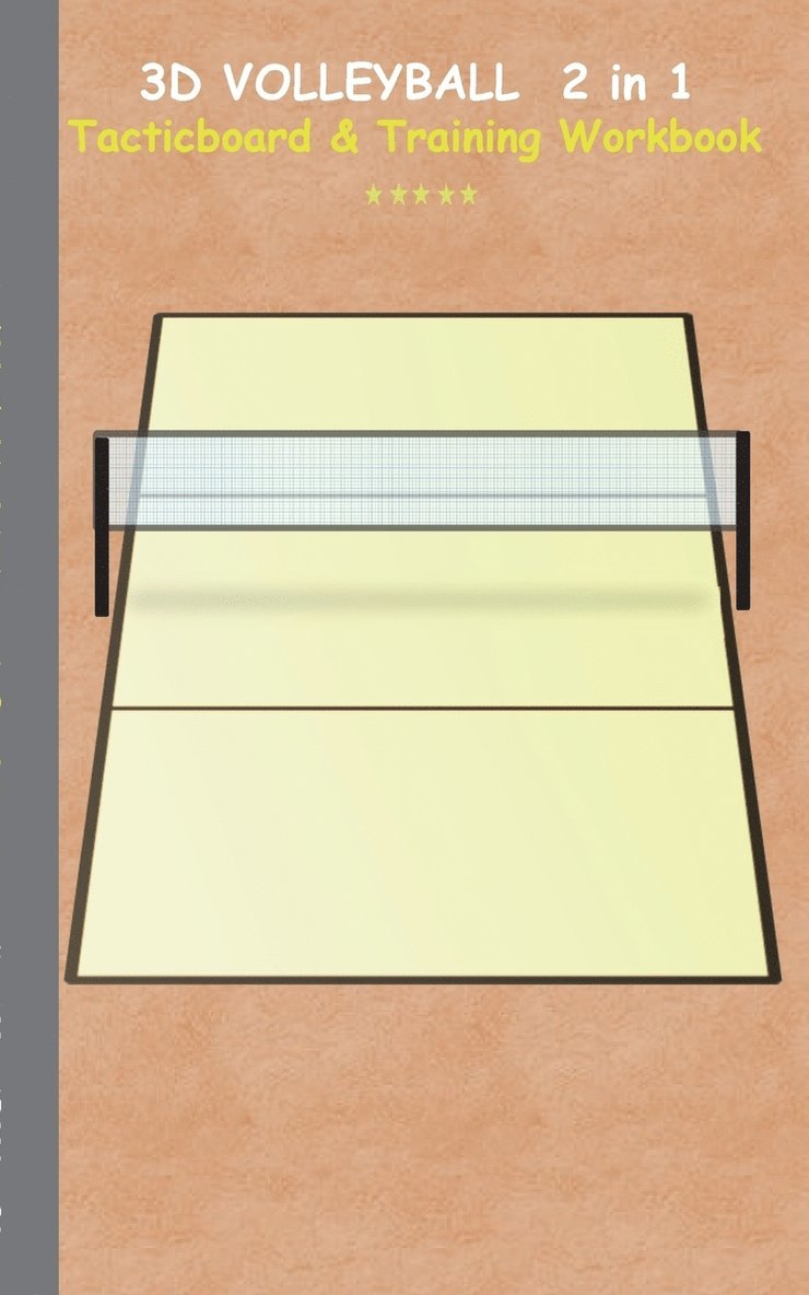 3D Volleyball 2 in 1 Tacticboard and Training Workbook