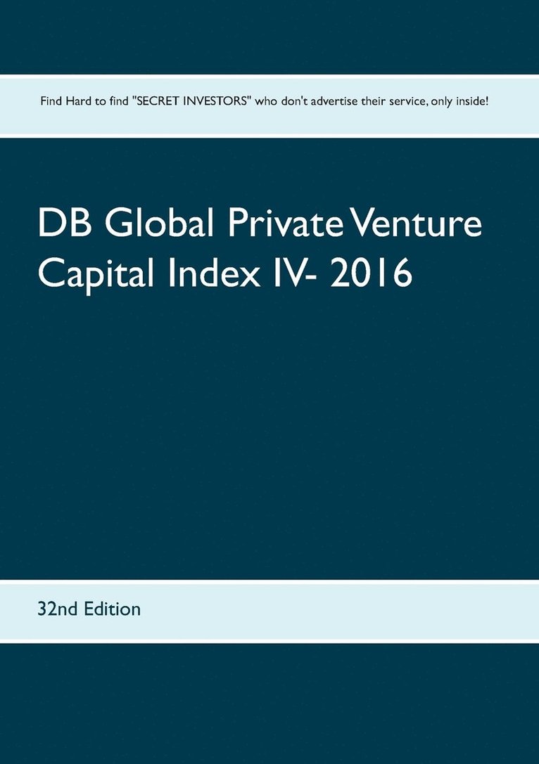 DB Global Private Venture Capital Index IV- 2016 1