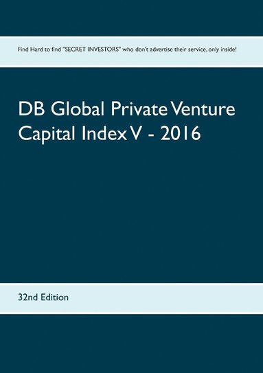 bokomslag DB Global Private Venture Capital Index V - 2016