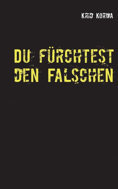 bokomslag Du fürchtest den Falschen
