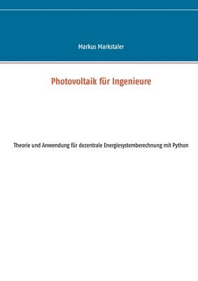 bokomslag Photovoltaik fr Ingenieure