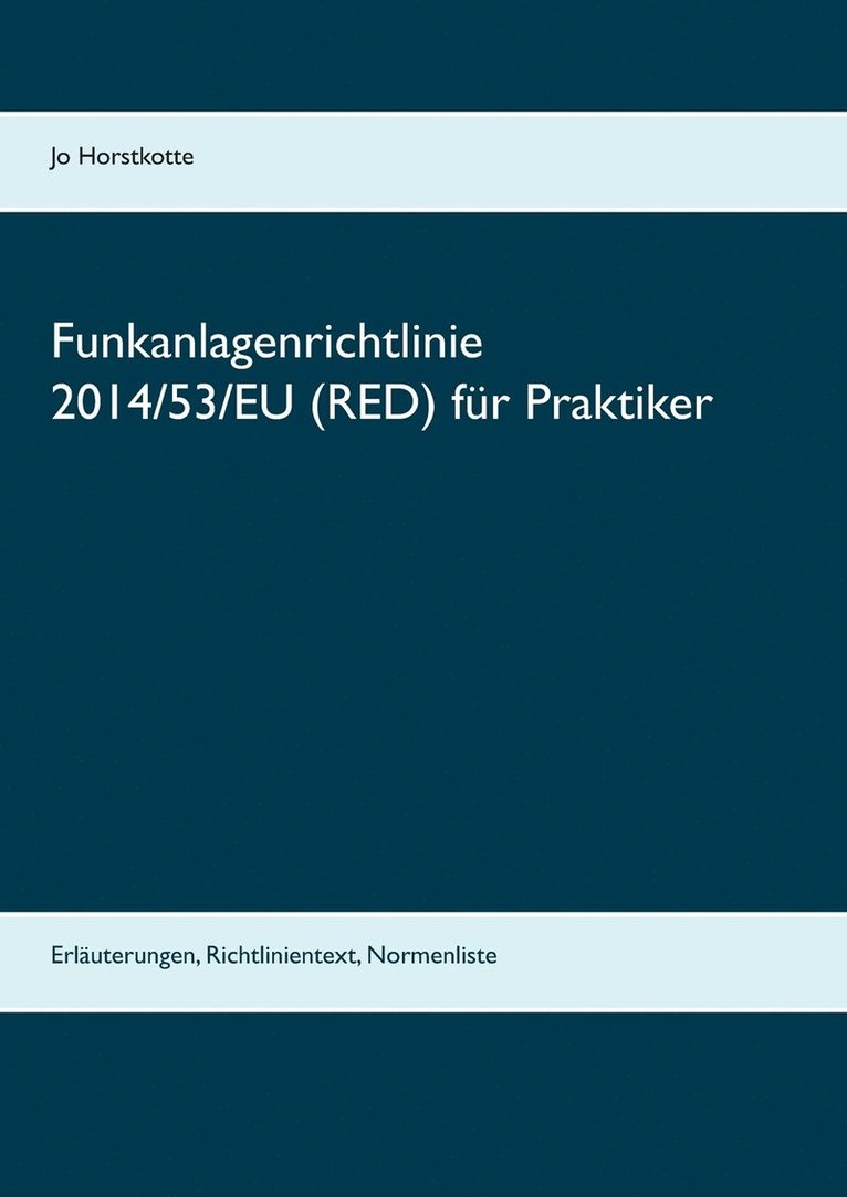 Funkanlagenrichtlinie 2014/53/EU (RED) fr Praktiker 1