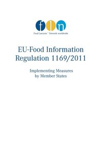 bokomslag EU-Food Information Regulation 1169/2011