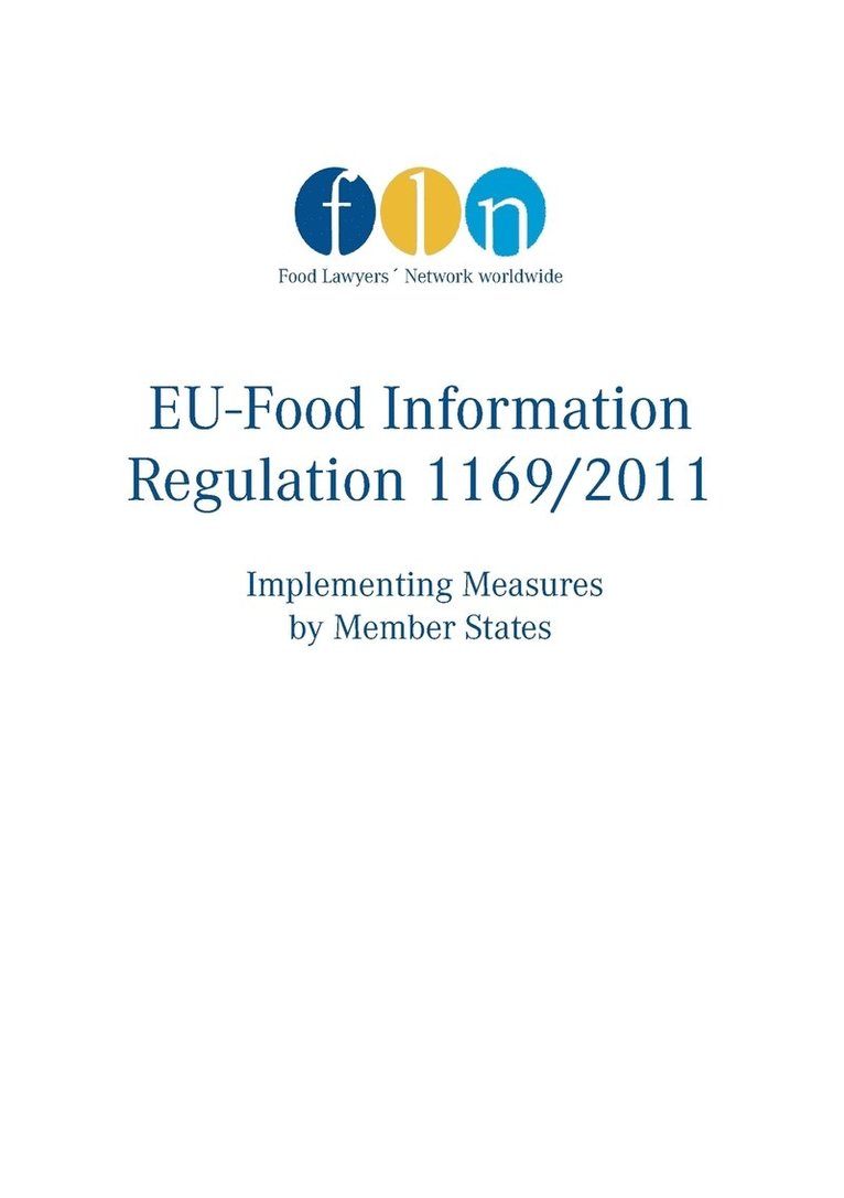 EU-Food Information Regulation 1169/2011 1