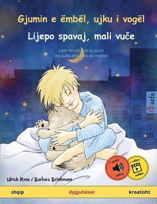 Gjumin e mbl, ujku i vogl - Lijepo spavaj, mali vu&#269;e (shqip - kroatisht) 1