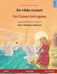 bokomslag De vilde svaner - Os Cisnes Selvagens (dansk - portugisisk)