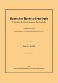 bokomslag Deutsches Rechtswrterbuch