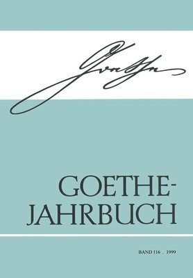 bokomslag Goethe Jahrbuch