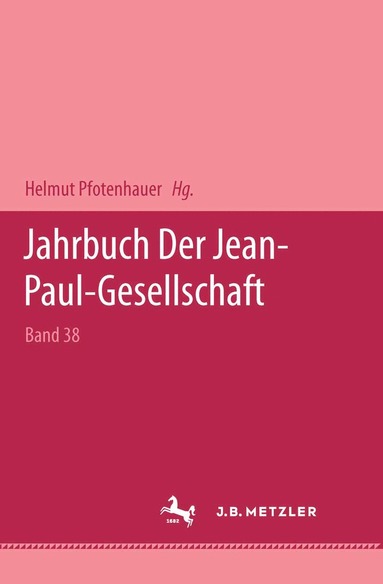 bokomslag Jahrbuch der Jean Paul Gesellschaft 2003