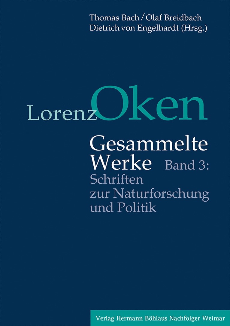 Lorenz Oken  Gesammelte Werke 1