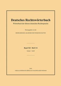bokomslag Deutsches Rechtswörterbuch