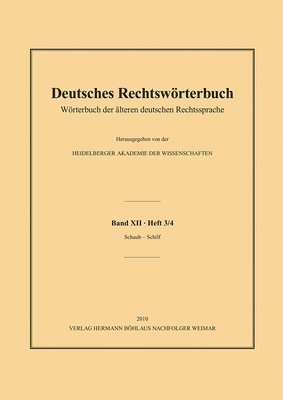 Deutsches Rechtswrterbuch 1