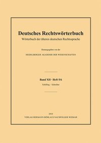 bokomslag Deutsches Rechtswörterbuch
