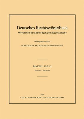 bokomslag Deutsches Rechtswrterbuch