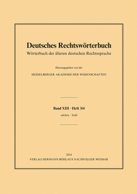 bokomslag Deutsches Rechtswrterbuch