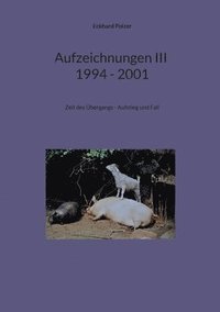 bokomslag Aufzeichnungen III; 1994 - 2001