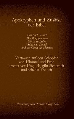 bokomslag Apokryphen und Zusätze der Bibel