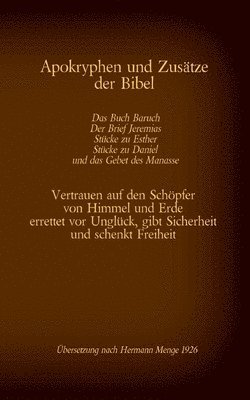 bokomslag Apokryphen und Zusatze der Bibel