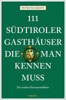 bokomslag 111 Südtiroler Gasthäuser, die man kennen muss