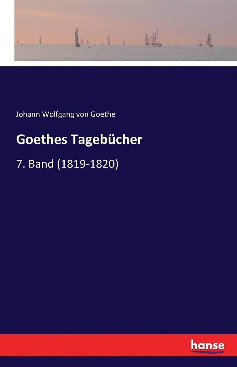 Goethes Tagebcher 1