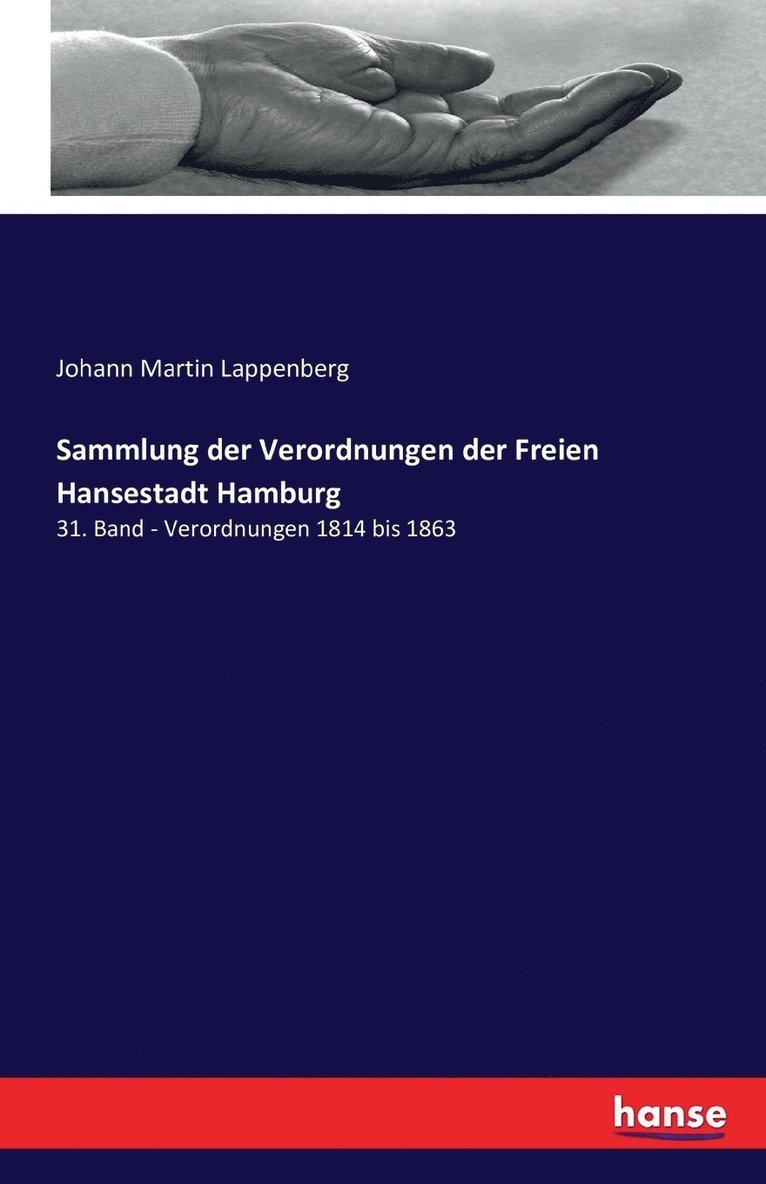 Sammlung der Verordnungen der Freien Hansestadt Hamburg 1