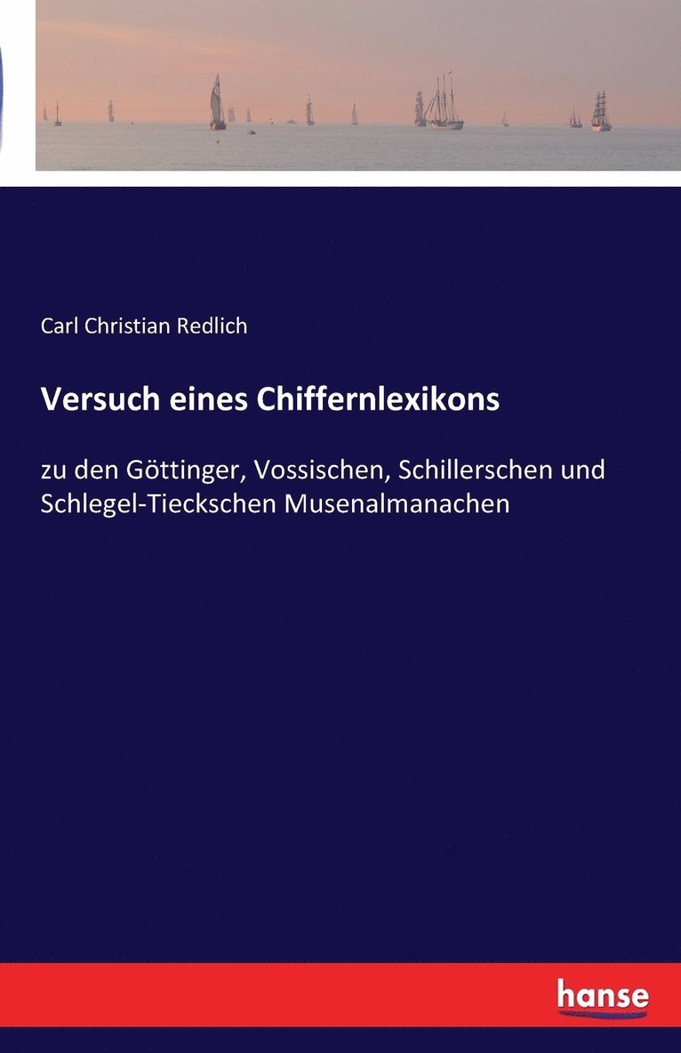 Carl Christian Redlich - Versuch eines Chiffernlexikons, Häftad