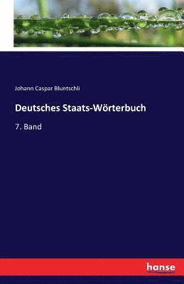 bokomslag Deutsches Staats-Woerterbuch