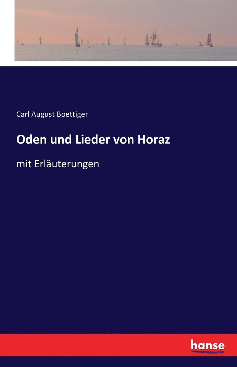 Oden und Lieder von Horaz 1