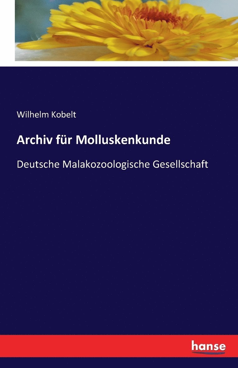 Archiv fr Molluskenkunde 1