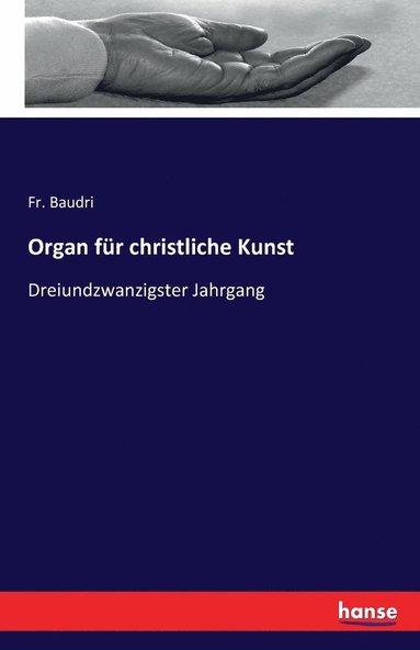 bokomslag Organ fr christliche Kunst