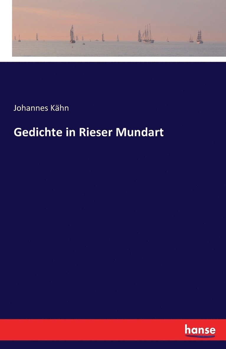 Gedichte in Rieser Mundart 1