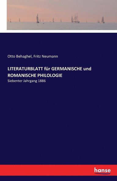 bokomslag LITERATURBLATT fr GERMANISCHE und ROMANISCHE PHILOLOGIE