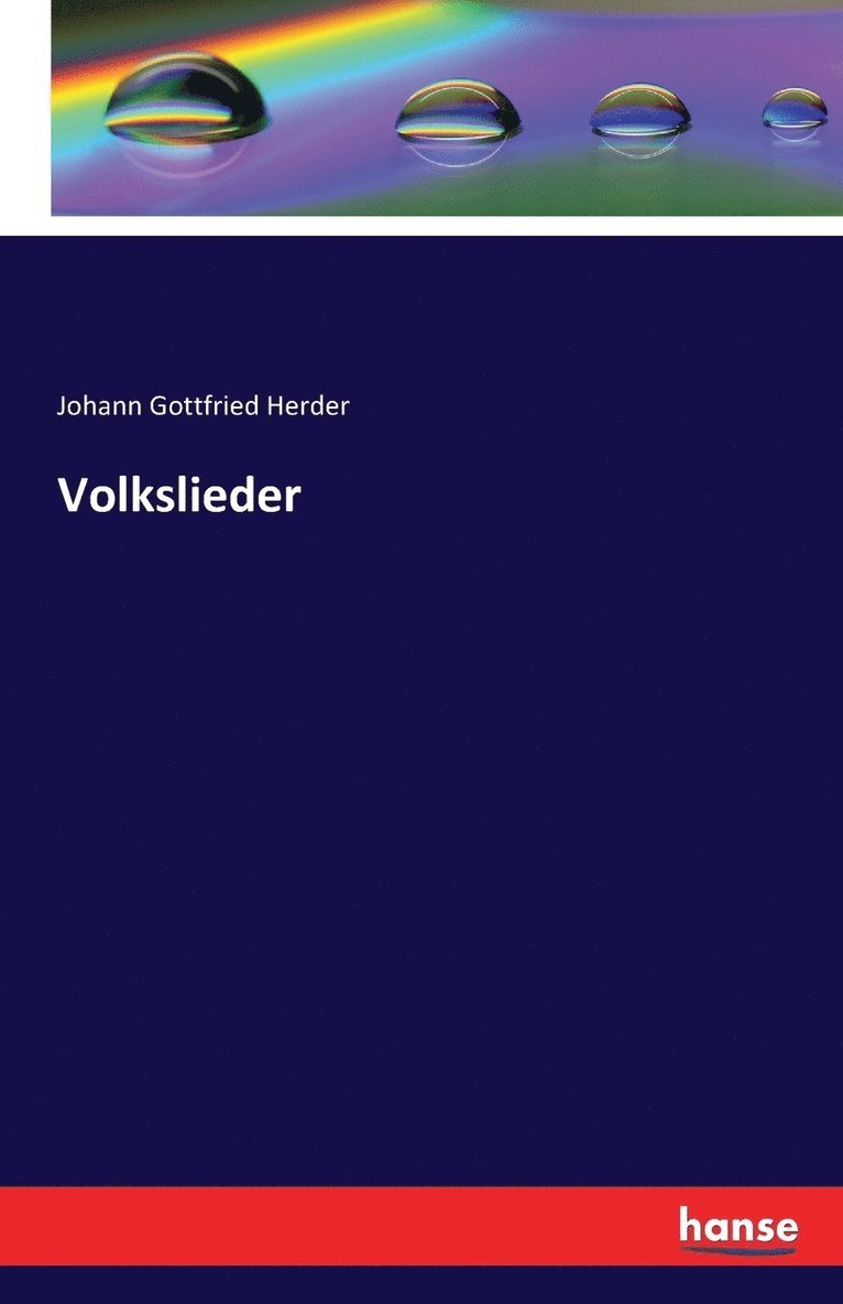 Volkslieder 1