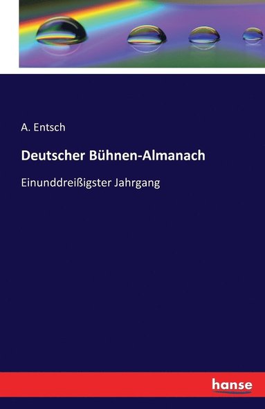 bokomslag Deutscher Bhnen-Almanach