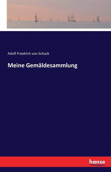 Adolf Friedrich Von Schack - Meine Gemäldesammlung, Häftad