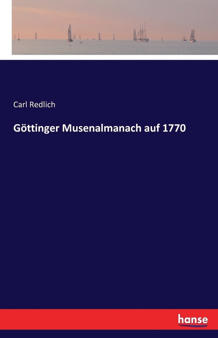 Gttinger Musenalmanach auf 1770 1