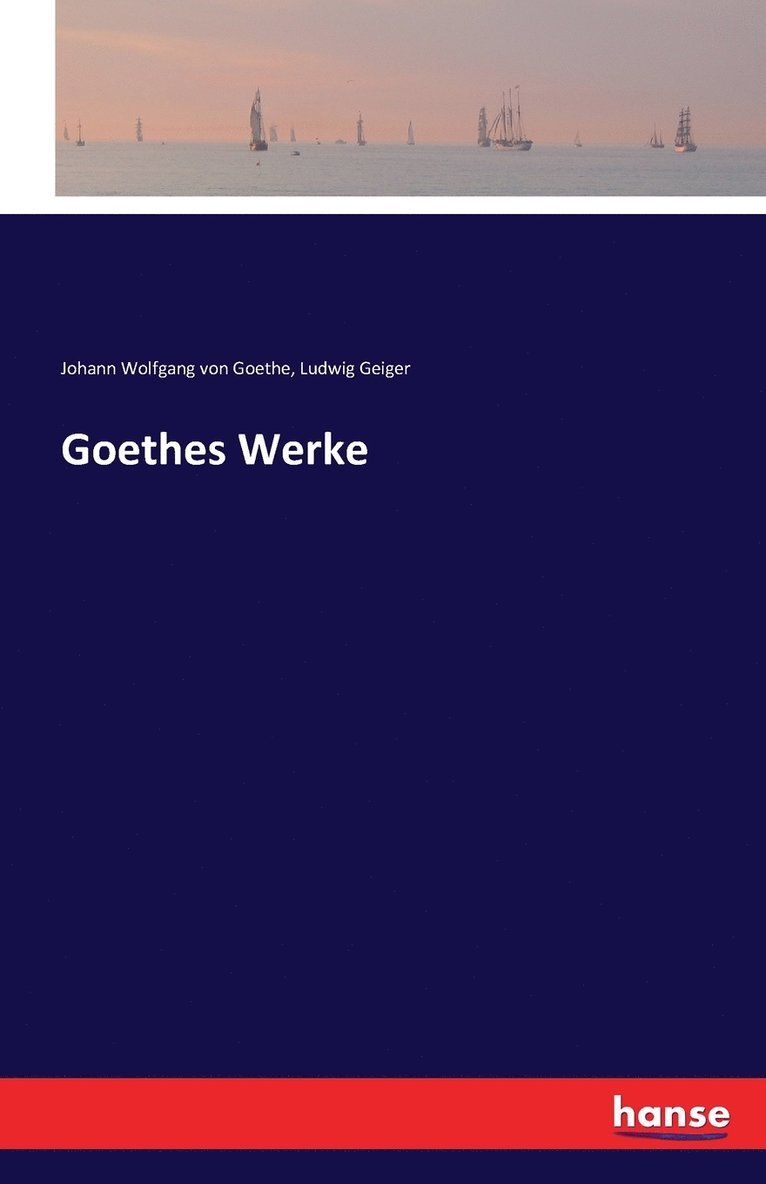 Goethes Werke 1