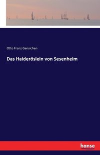 bokomslag Das Haideroeslein von Sesenheim