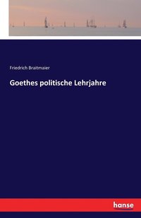 bokomslag Goethes politische Lehrjahre