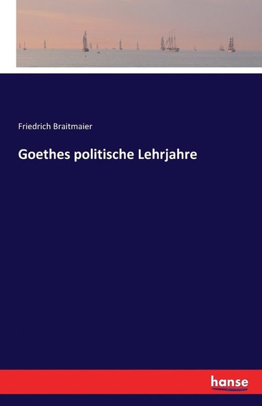 bokomslag Goethes politische Lehrjahre