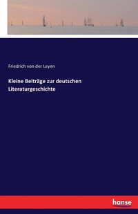bokomslag Kleine Beiträge zur deutschen Literaturgeschichte