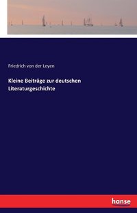 bokomslag Kleine Beitrge zur deutschen Literaturgeschichte