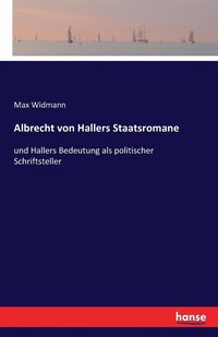 bokomslag Albrecht von Hallers Staatsromane