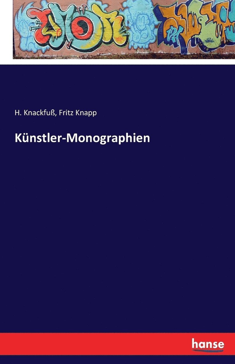 Kunstler-Monographien 1